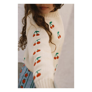 Tinycottons - Cherry Sweater | Light Yellow