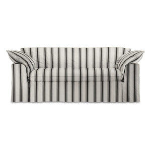 HKliving - Nomad 2-Person Striped Sofa | Chalk