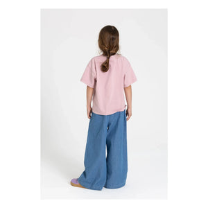 Smallable Kid - Liv Organic Cotton T-Shirt | Dusty Pink
