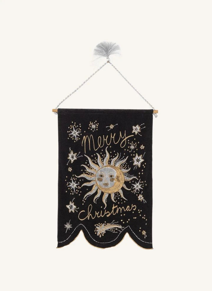 Anna + Nina - Celestial Christmas Wall Decoration | Black