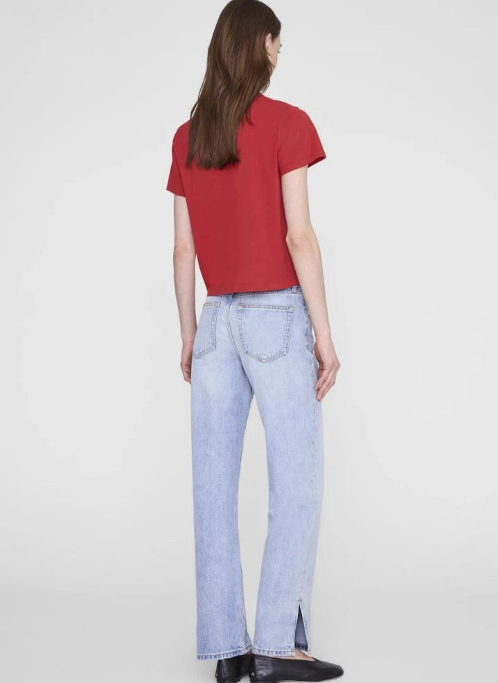 Anine Bing - Shelley Cotton T-Shirt | Red