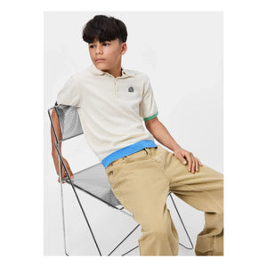 Molo - Brooks Organic Cotton Polo T-Shirt | Ecru