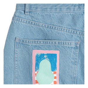 Bobo Choses - Organic Cotton Pear Trousers | Light Blue