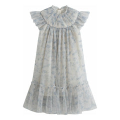 C'era Una Volta - Marisol Fleurie Dress | Gray-Blue