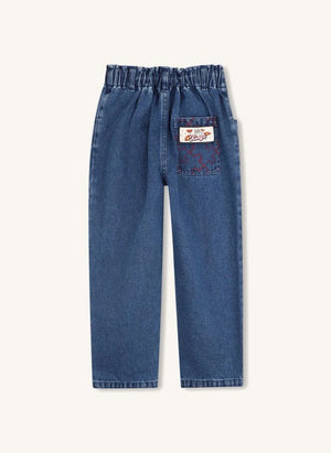 Kenzo - Düz Kesim Elastik Jean | Mavi