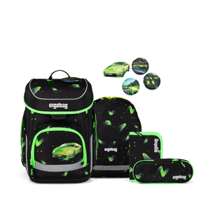Ergobag - School Backpack Set cubo Beary Fast Lane