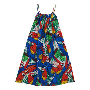 Maison Mangostan - Parrot Dress | Blue
