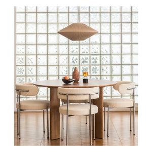 The Socialite Family - Brera Pleated Cotton Pendant Lamp - EU version (220 V) | Sand