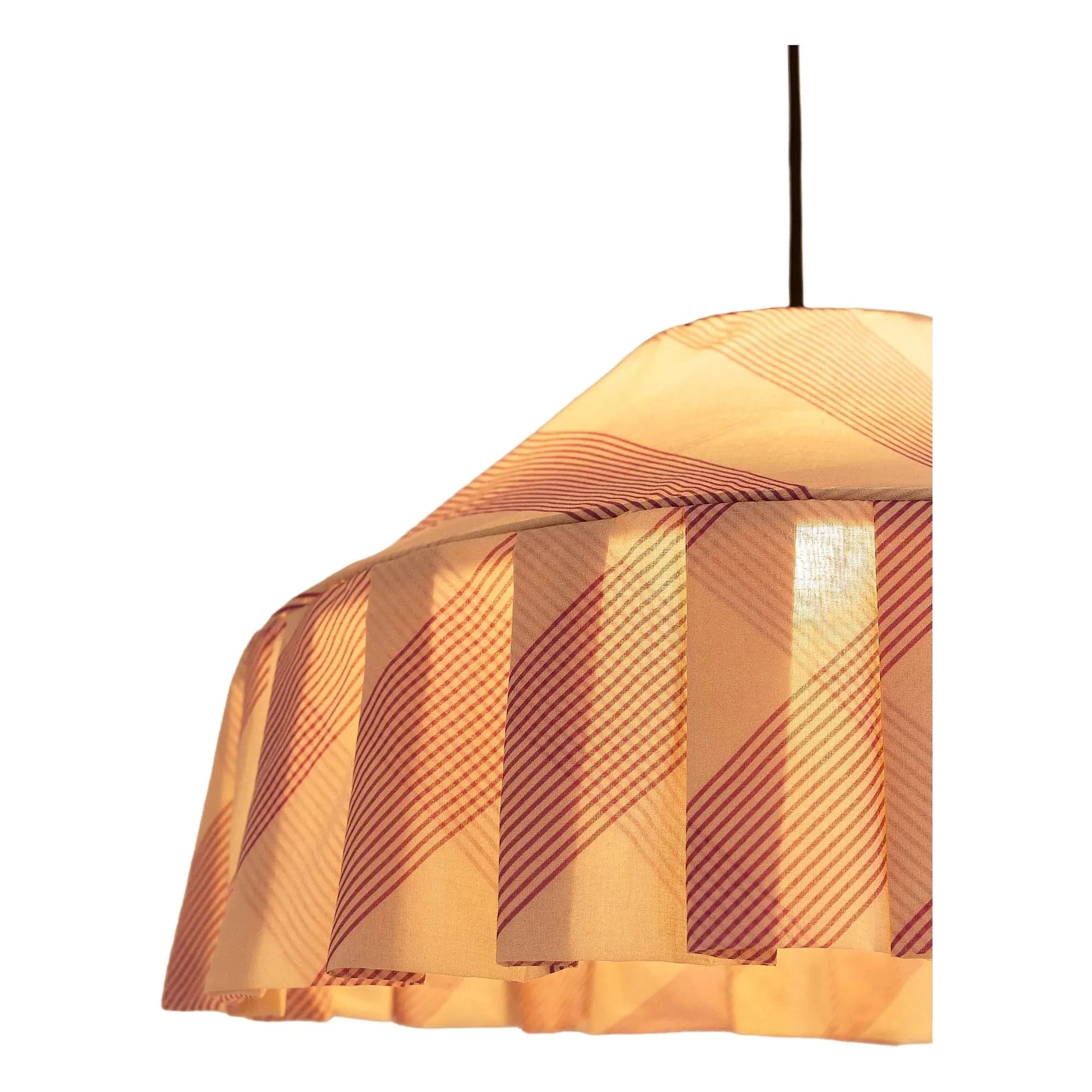 Nobodinoz - Nicole Striped Lampshade | Lilac
