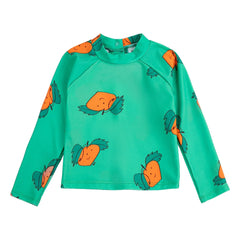 Bobo Choses - Orange Recycled Fiber Baby UV-Protection T-Shirt | Green