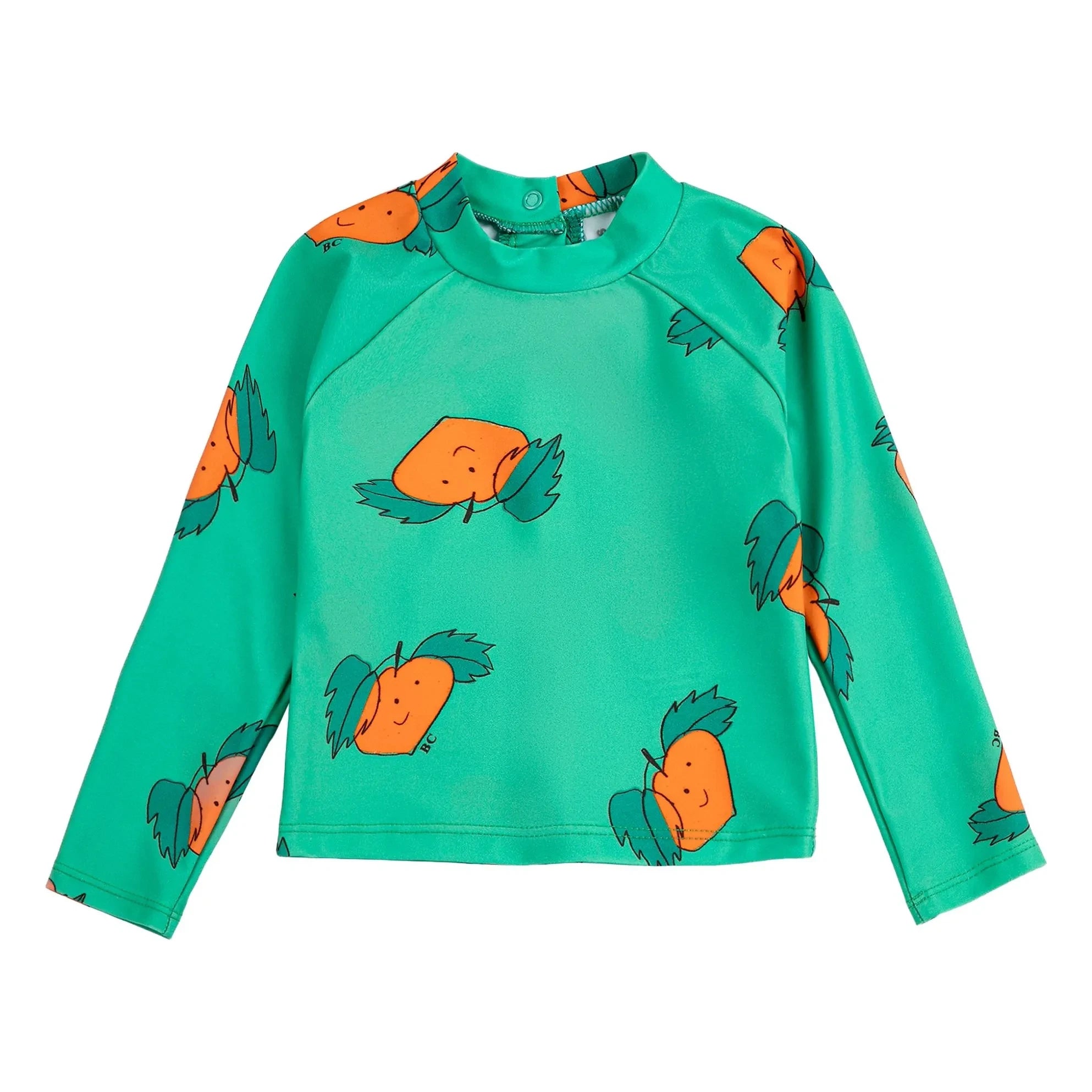 Bobo Choses - Orange Recycled Fiber Baby UV-Protection T-Shirt | Green