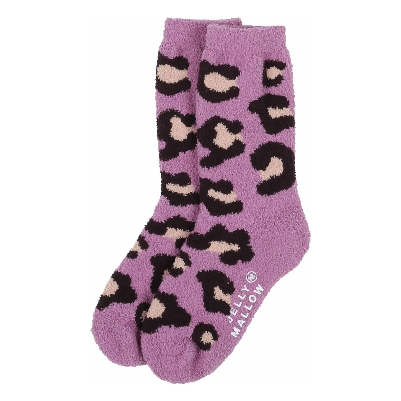 Jelly Mallow - Leopard Tarry Socks 2 Pairs | Beige