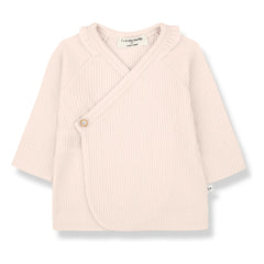 1+ in the family - Caterina Ribbed T-Shirt | Beige Pink