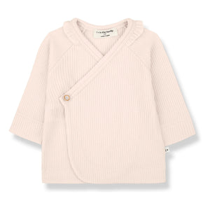 1+ in the family - Caterina Ribbed T-Shirt | Beige Pink