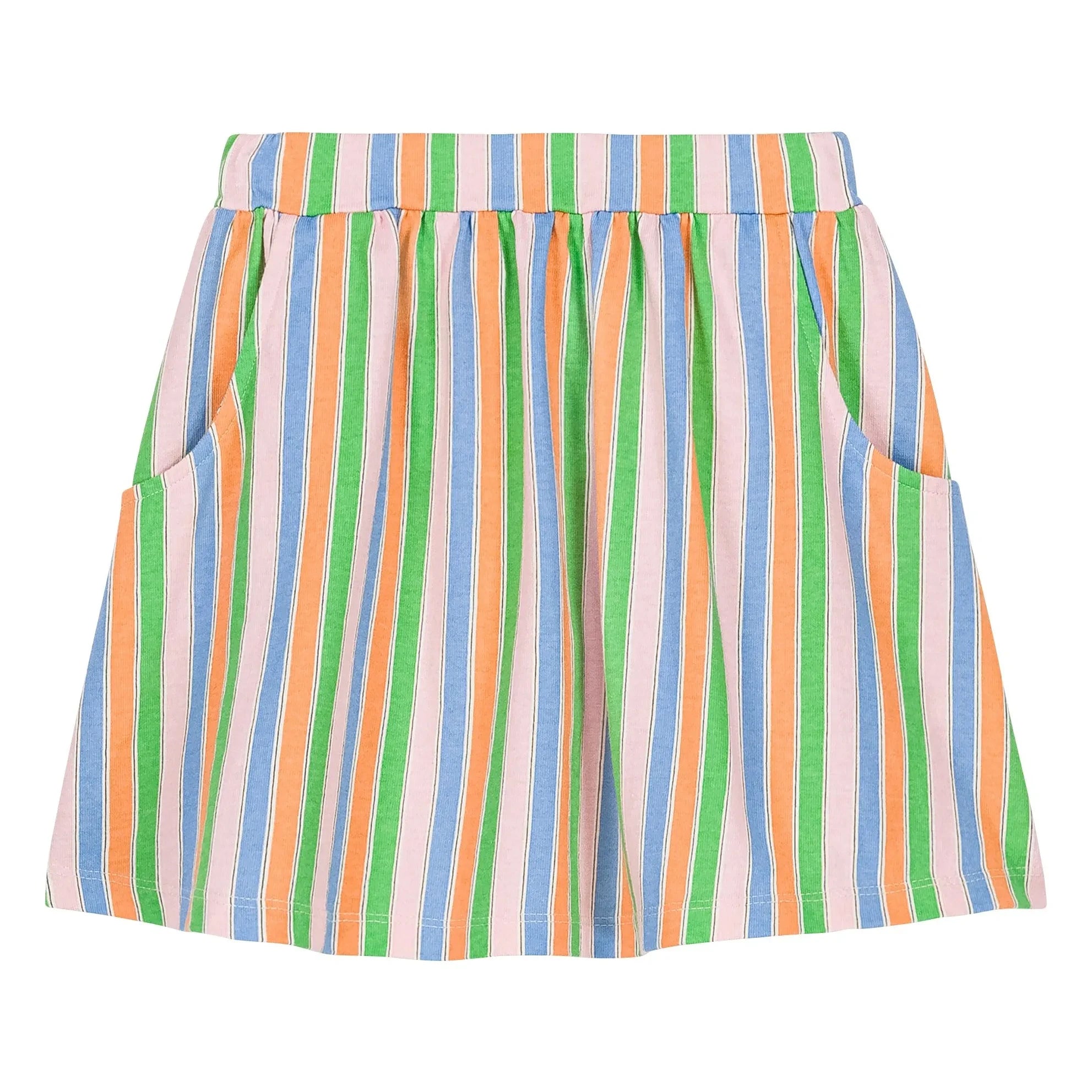 We Are Kids - Striped Room skirt Organic cotton | Pale Pink