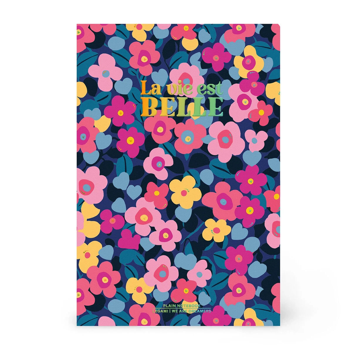 Legami - A5 Çizgisiz Resimli Sert Kapaklı Defter - Çiçekler