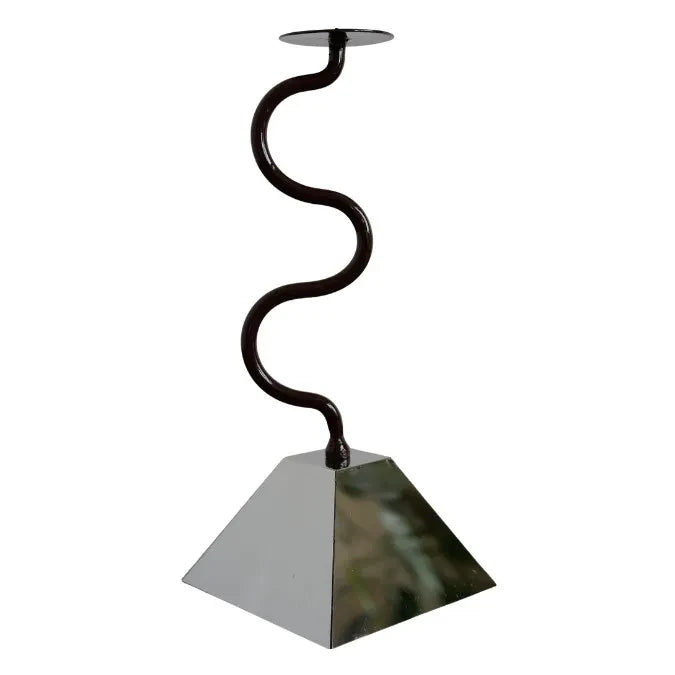 Honoré - Dolores Candle Holder | Frosted Brown