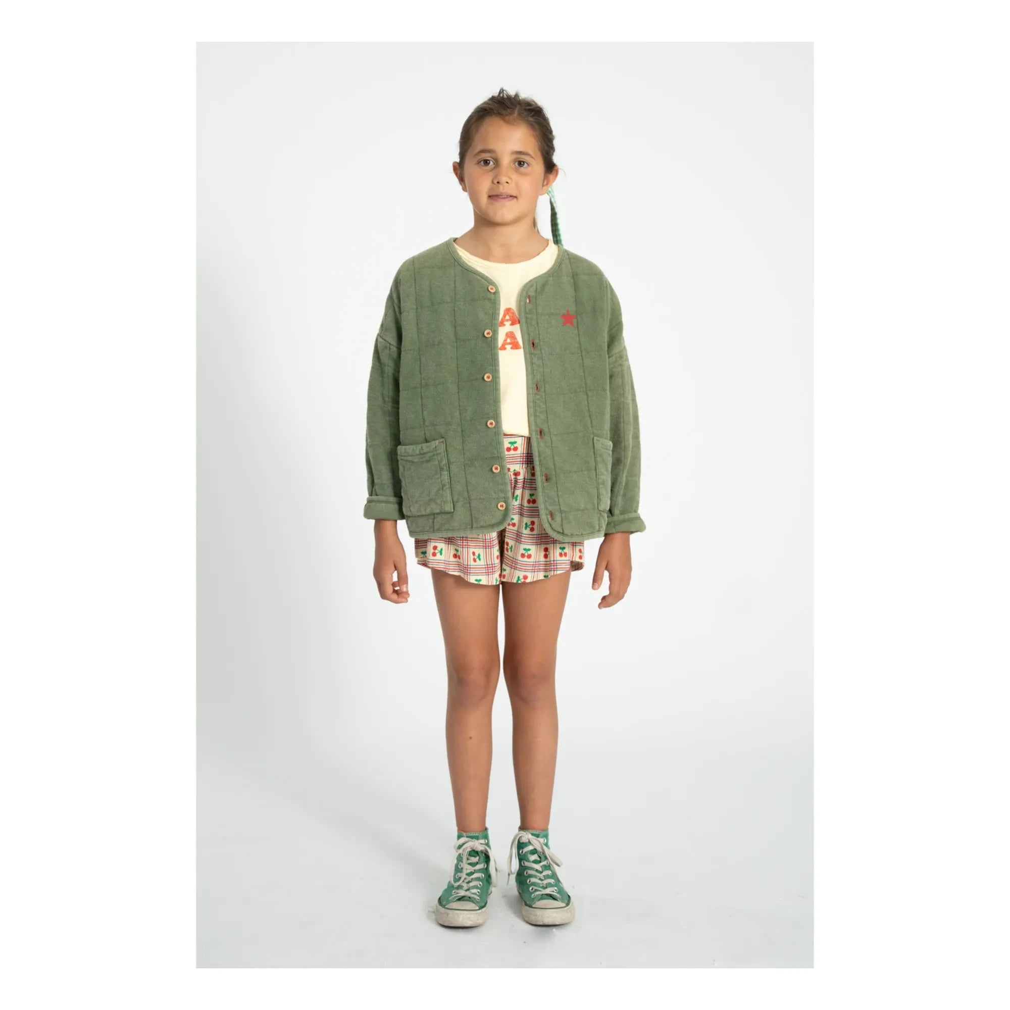 Piupiuchick - Piupiuchick Est 2042 Organic Cotton Quilted Jacket | Dark Green