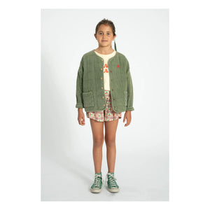 Piupiuchick - Piupiuchick Est 2042 Organic Cotton Quilted Jacket | Dark Green