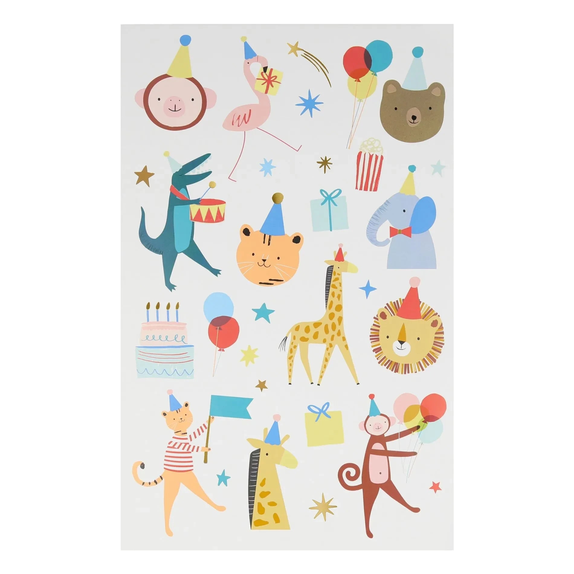 Meri Meri - Animal Parade Temporary Tattoos