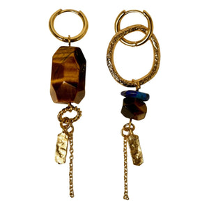 Sessùn - Toti Stone Earrings | Gold