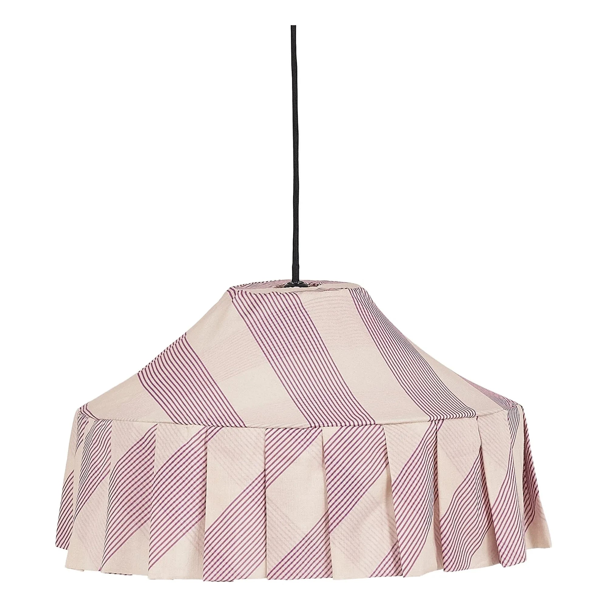 Nobodinoz - Nicole Striped Lampshade | Lilac