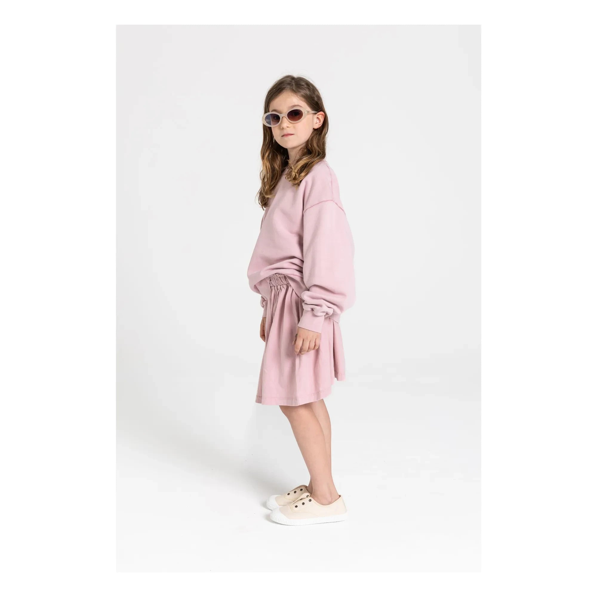 Smallable Kid - Maia organic cotton sweatshirt | Dust Pink