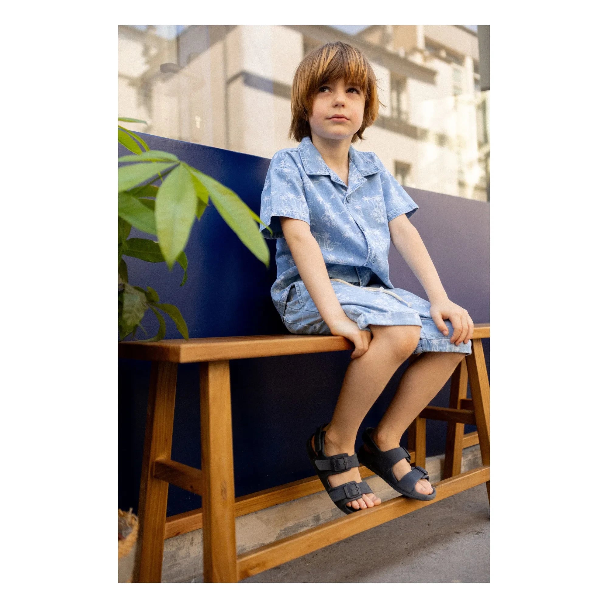 Louis Louise - Denim Bermuda Soho Hawaii | Light Blue