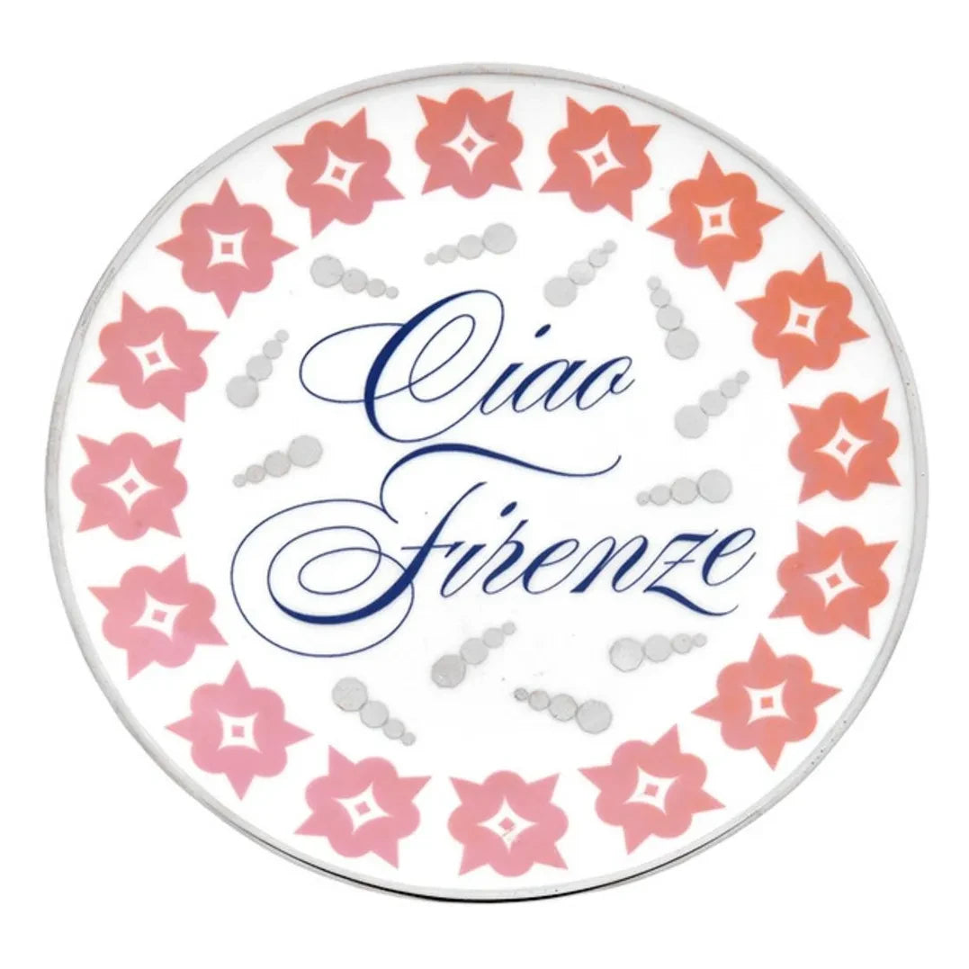 Bitossi - Ciao Firenze Plate | Pink