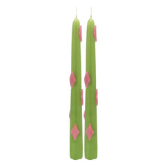 Anna + Nina - 3D Diamond Candles - Set of 2
