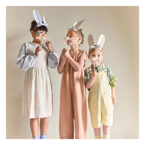 Meri Meri - Party hats with bunny ears - set of 8