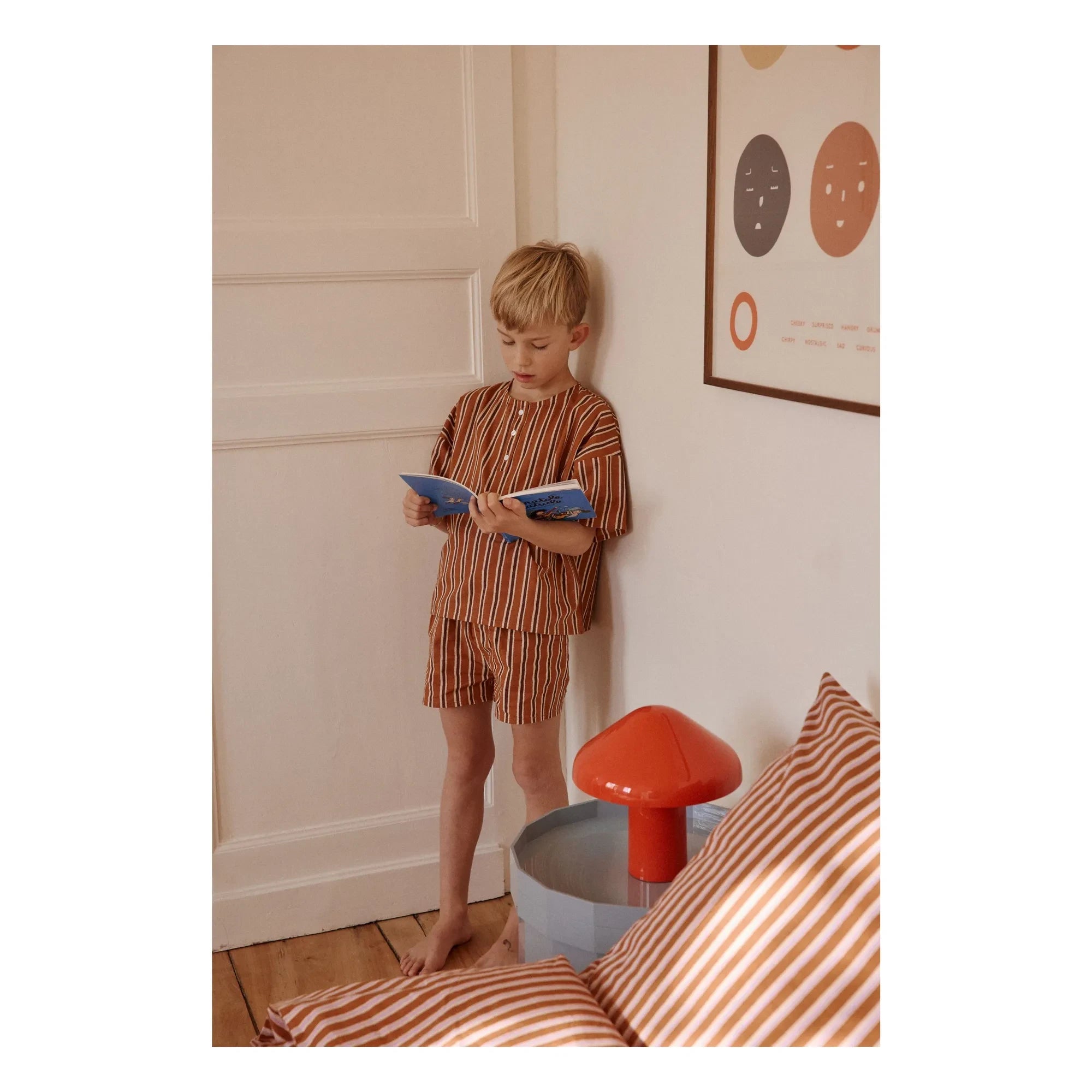 Apaches - Prial Striped Pajamas | Brown