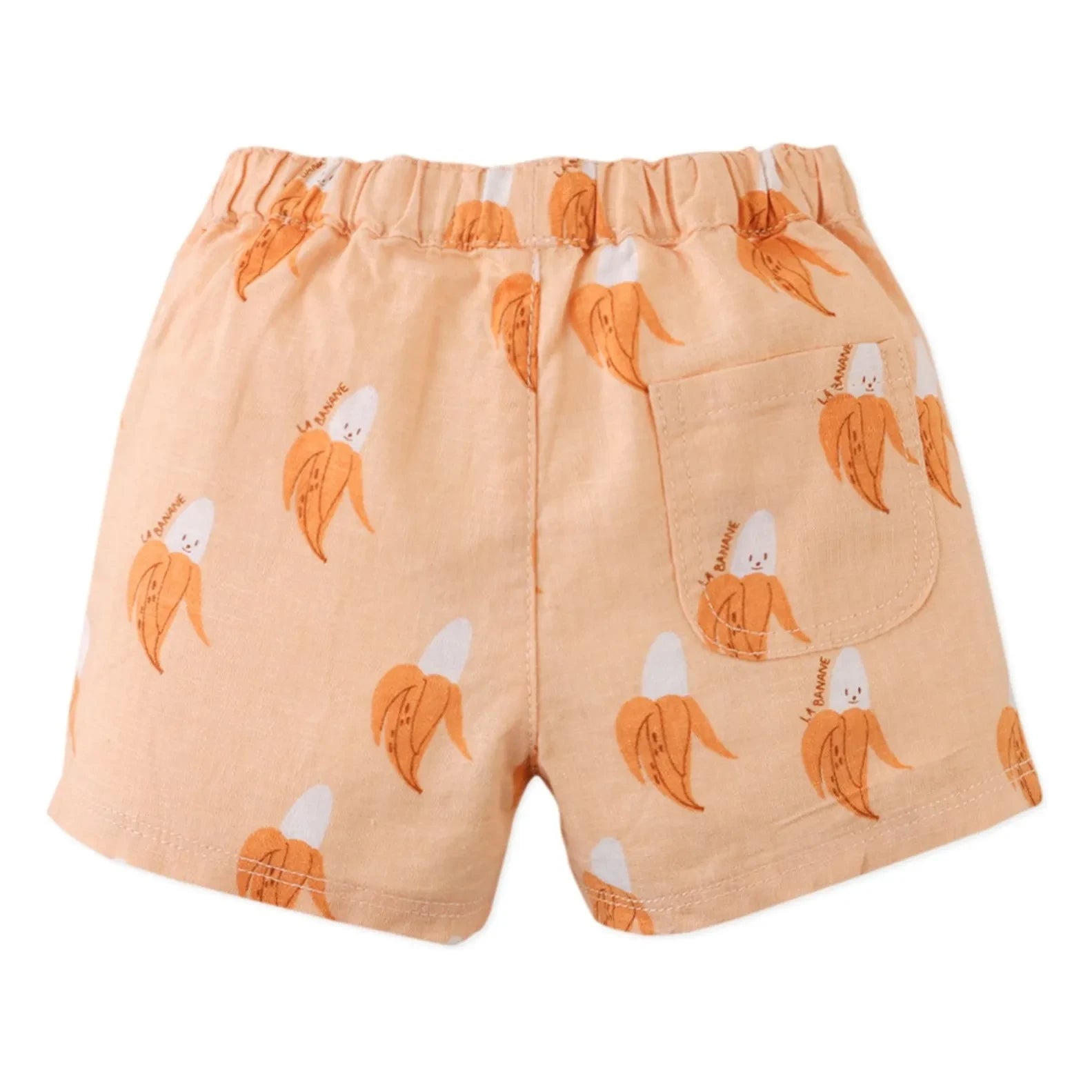 Gingersnaps - Thomas Banana Linen Shorts | Orange
