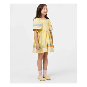 Molo - Clotilde organic cotton dress | Pale yellow