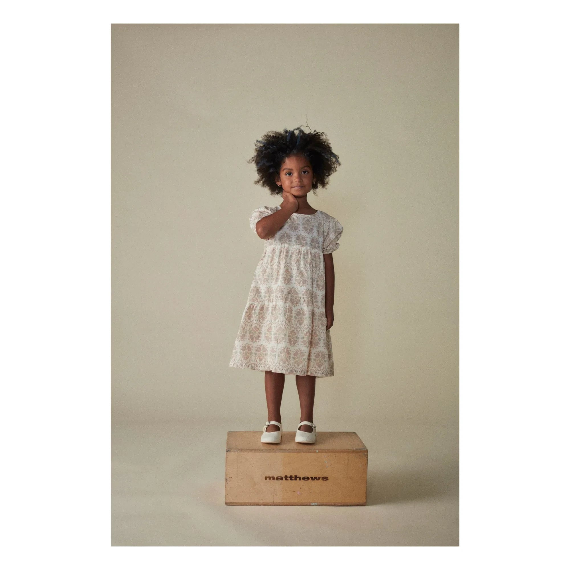 Coco au Lait - Organic Cotton Flower Dress | Ivory
