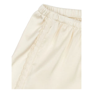 Konges Sløjd - Sheeny Embroidered Shorts | Ecru