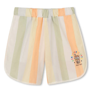 Kenzo - Happy Sweet Striped Shorts | Pale yellow