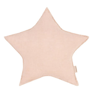 Nobodinoz - Etoile Pillow - French Linen | Dust Pink
