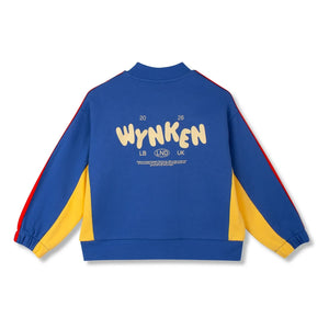 Wynken - Organic Cotton Contrast Bomber | Dark Blue