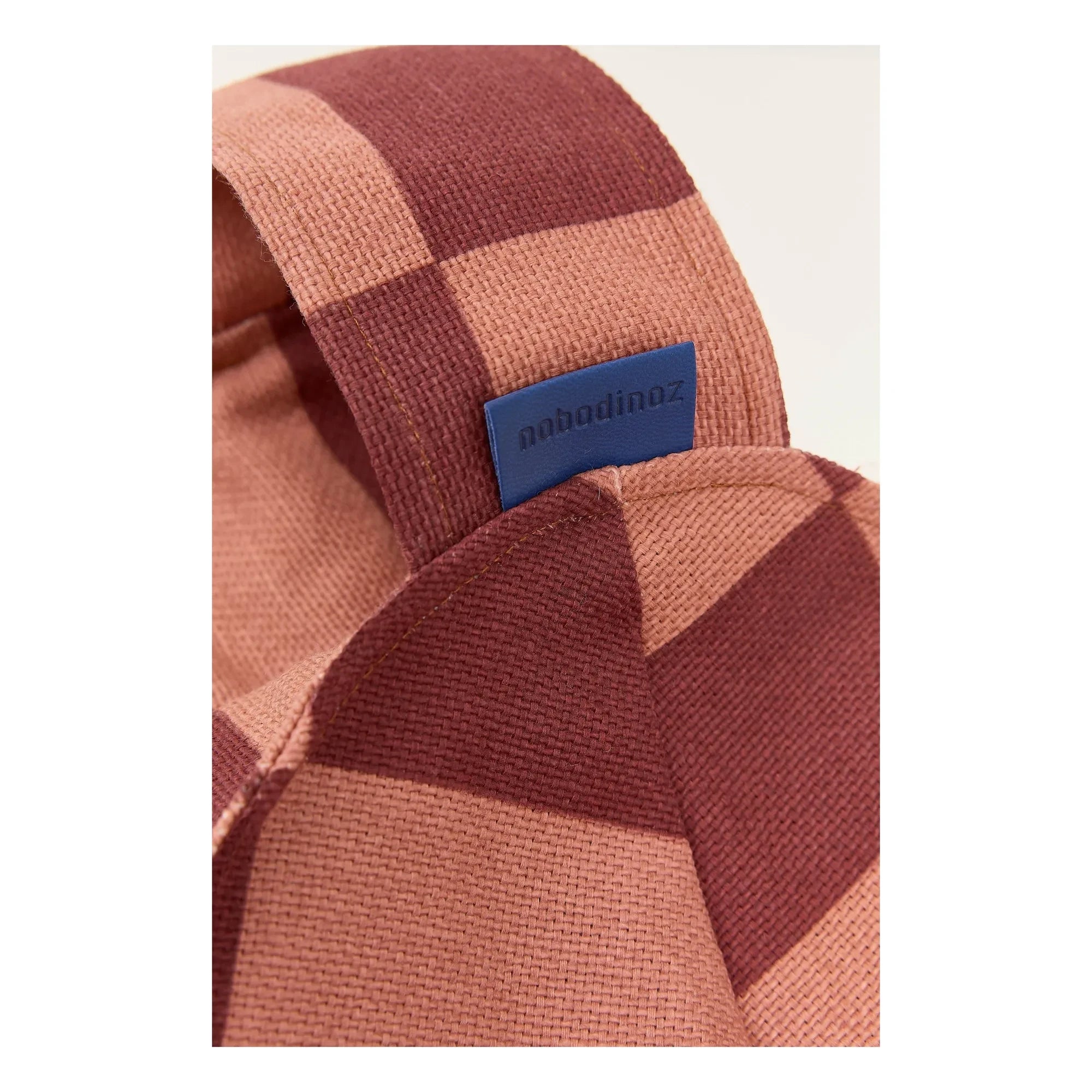 Nobodinoz - Vibes Tiles Round Pouf | Red
