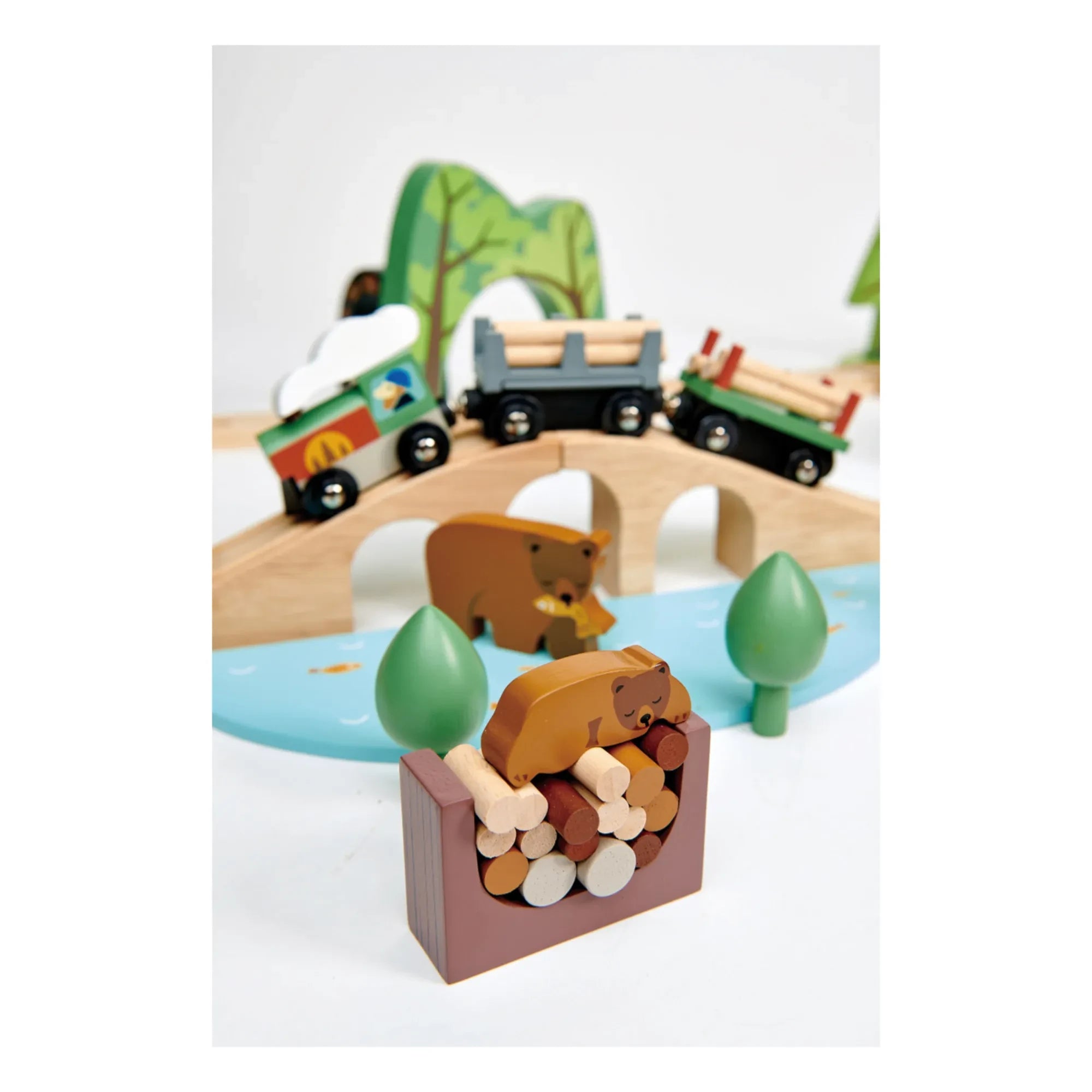 Tender Leaf Toys - Vahşi Çam Tren Seti