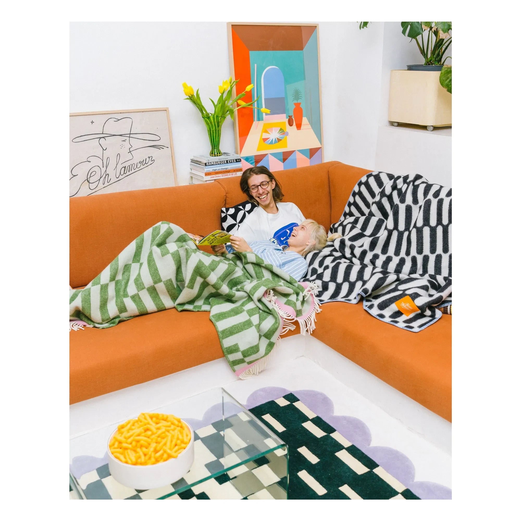 Tarta Gelatina - Campo Wool Blanket | Green