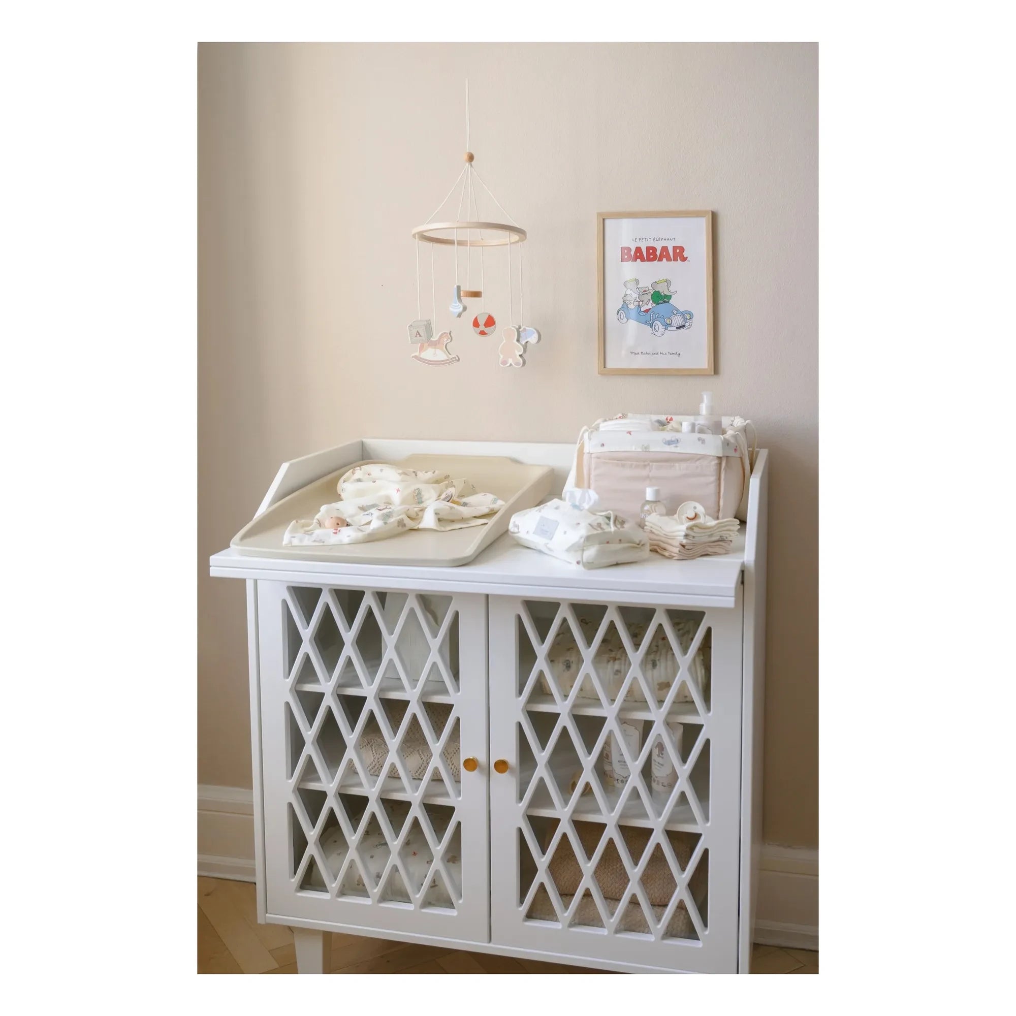 Cam Cam - Vintage Toys compartment organizer | Beige