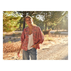 M.A.B.E. - Darla Cotton Jacket | Pink