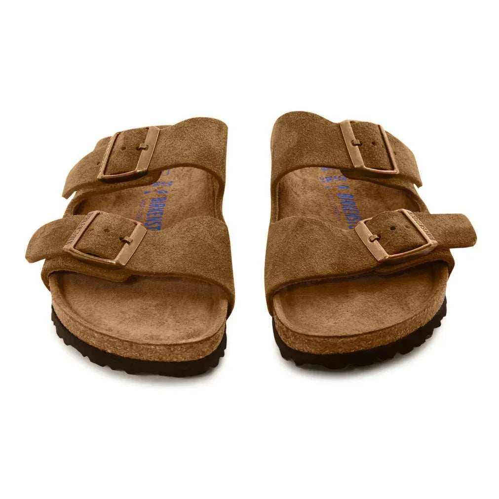 BIRKENSTOCK - Arizona Suede Sandal | Mink