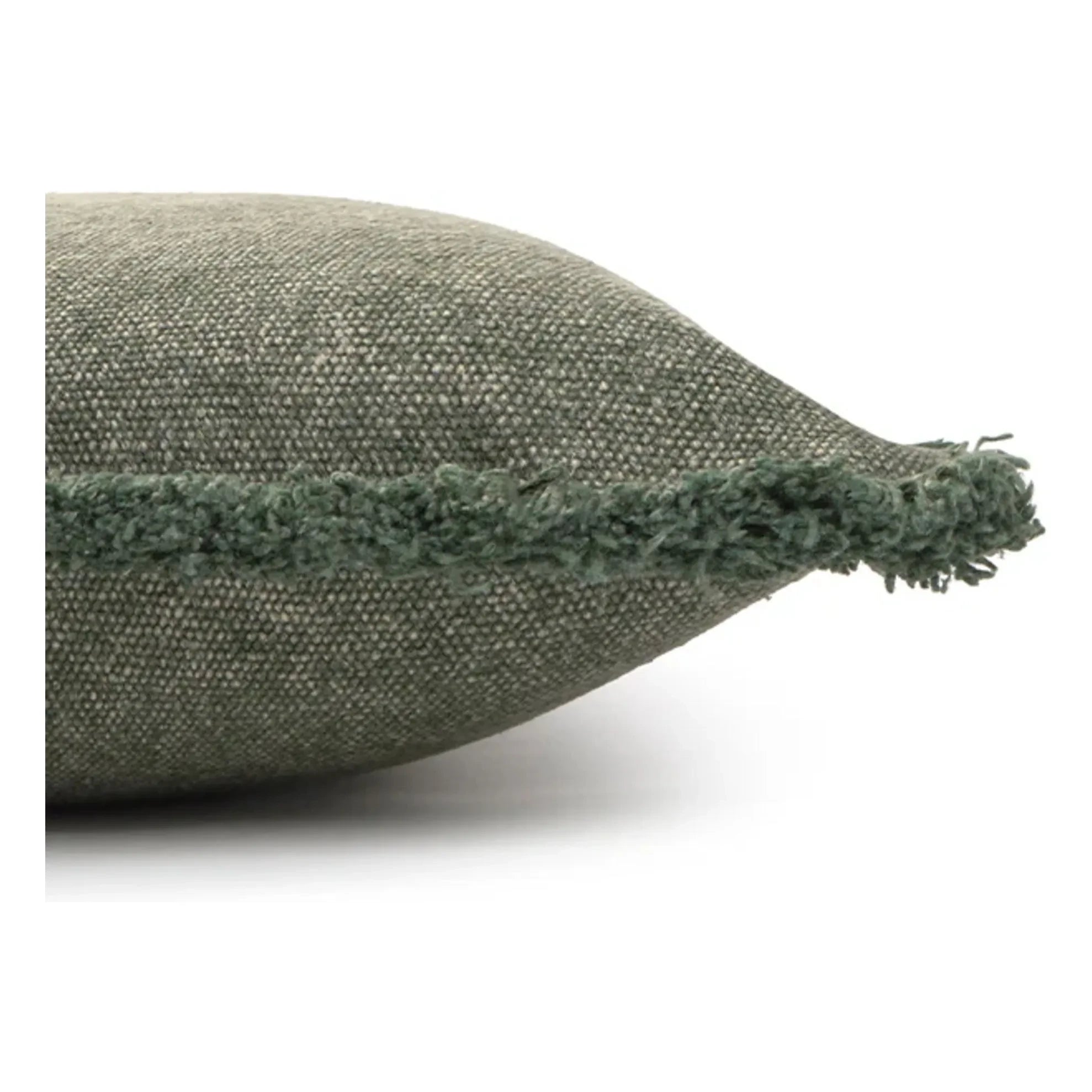 Lorena Canals - Stone-Washed Square Pillow | Dark Green