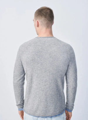 American Vintage - Ducksbay Wool and Cashmere Sweater | Heather grey