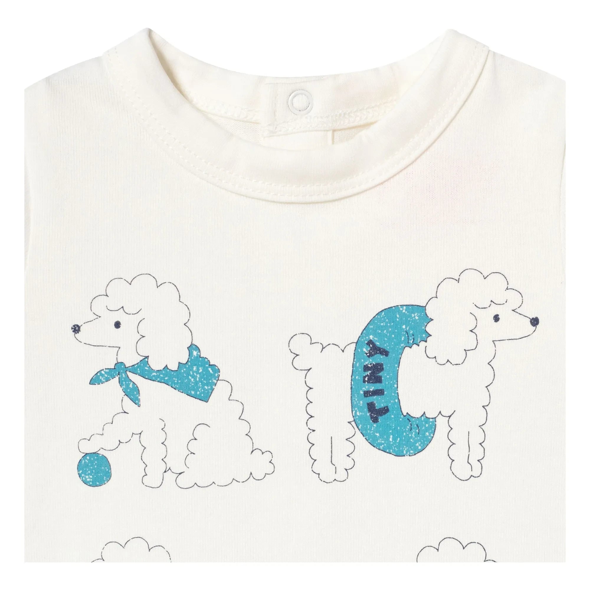 Tinycottons - Poodle Body Organic Cotton | White