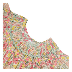 Tartine et Chocolat - Floral Gathered Dress | Yellow