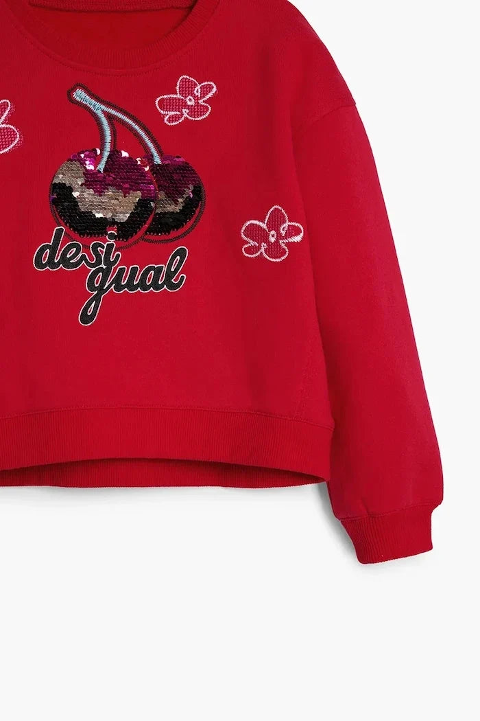 Desigual Çocuk Pamuklu Sweatshirt